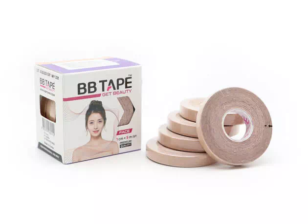 BB tape na tvár 1cm x 5m - 5 roliek #16767