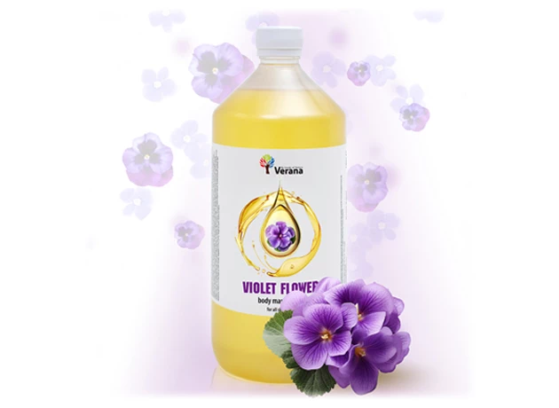 Fialka rastlinný masážny olej 1000ml #16848