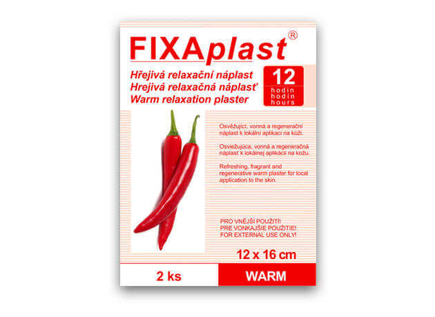 FIXAplast® hrejivá relaxačná náplasť 12x16cm #16361