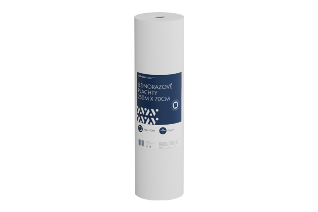 Jednorazové plachty velvesa® 250m x 70cm s perforáciou #2055