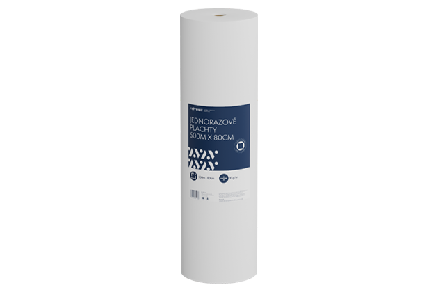 Jednorazové plachty velvesa® 500m x 80cm s perforáciou #17073