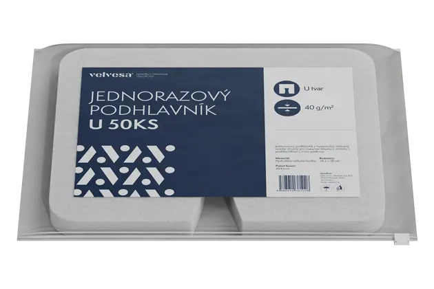 Jednorazový podhlavník velvesa® U 50ks 40g/m2 #997