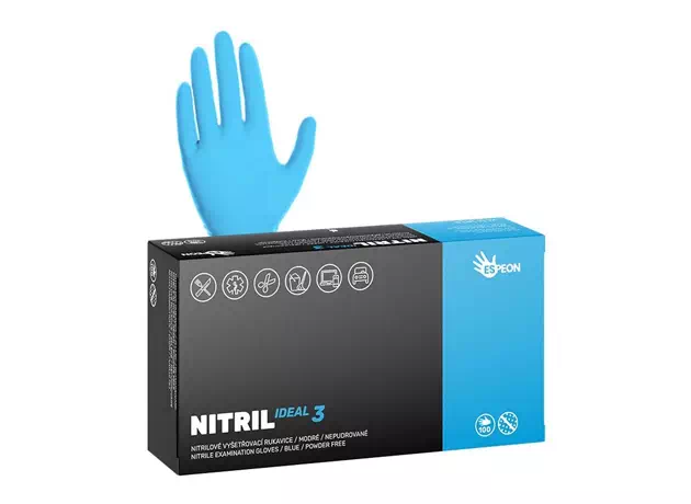 Nitrilové rukavice NITRIL IDEAL3 100ks #16829