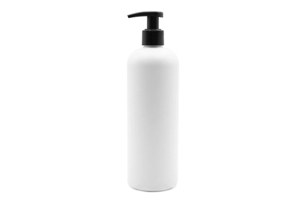 Plastová fľaša s čiernym dávkovačom 500ml #17180