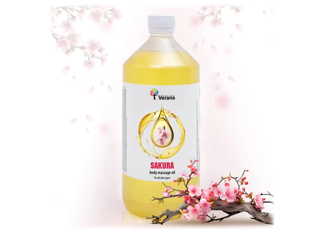 Sakura rastlinný masážny olej 1000ml #16588