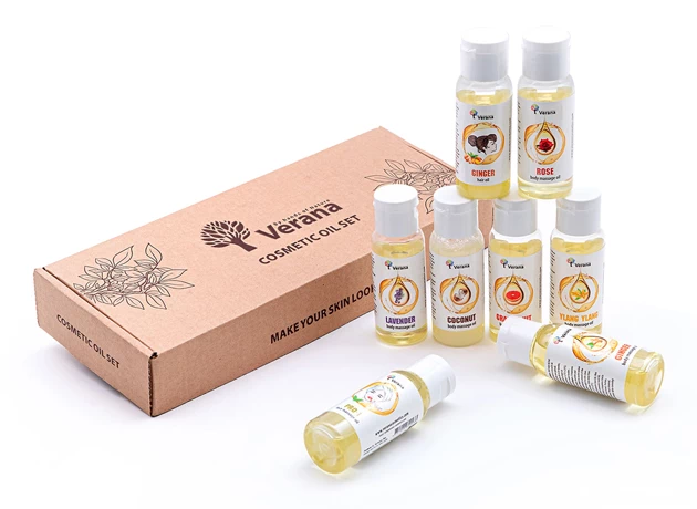 Set rastlinných masážnych olejov 8x30ml #16577