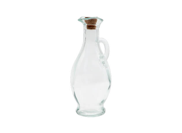 Sklenená karafa s korkovou zátkou 210ml #16730