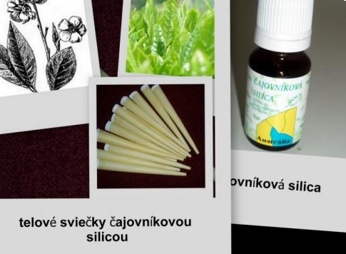 Telové sviečky čajovníkové 5ks #1175