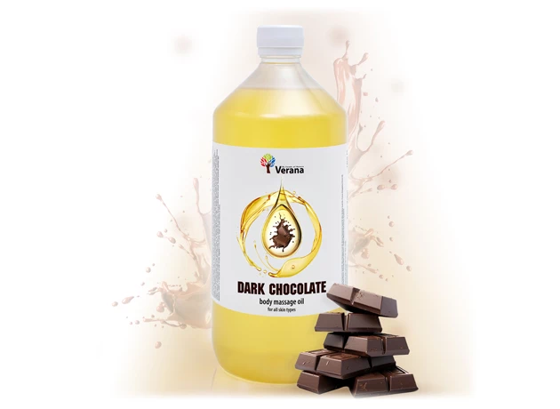 Tmavá čokoláda rastlinný masážny olej 1000ml #16430