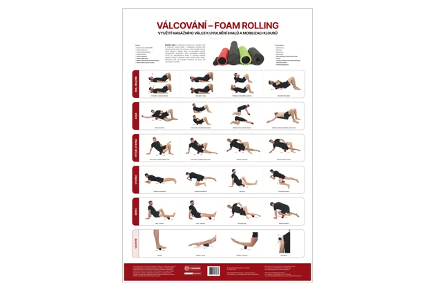 Valcovanie - foam rolling 48x70cm #16977