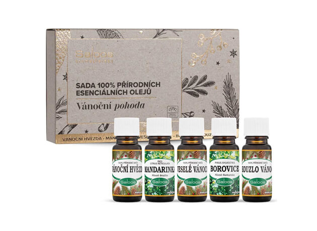 Vianočná pohoda - Sada 100% prírodných esenciálnych olejov #16726